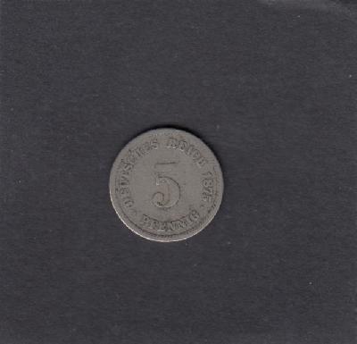 Beschrijving: 5 Pfennig 